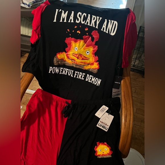 NWT Torrid studio Ghibli spirited away Calcifier sleep set size 3 - Picture 2 of 2